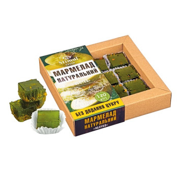 Мармелад Стимул Натуральний Яблуко без додавання цукру 0,12кг