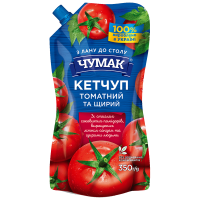 Кетчуп ЧУМАК Томатний ДП 350г