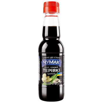 Соус ЧУМАК Соєвий Теріякі ПЕТ 220мл Соус ЧУМАК Соєвий Теріякі ПЕТ 220мл