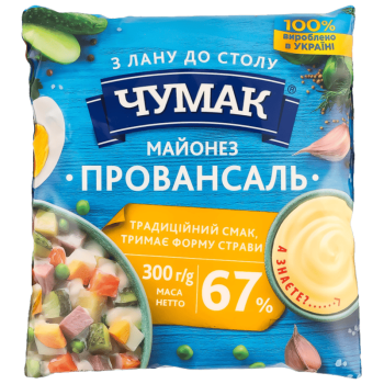 Майонез ЧУМАК Провансаль 67% П 300г Майонез ЧУМАК Провансаль 67% П 300г
