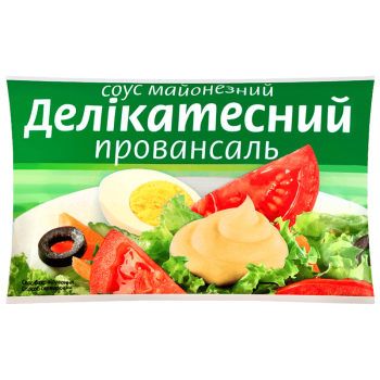 Соус майонезний ЧУМАК Делікатесний провансаль 300г Соус майонезний ЧУМАК Делікатесний провансаль 300г