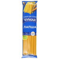 Макарони ЧУМАК Лапша довгорізані Пластик 400г