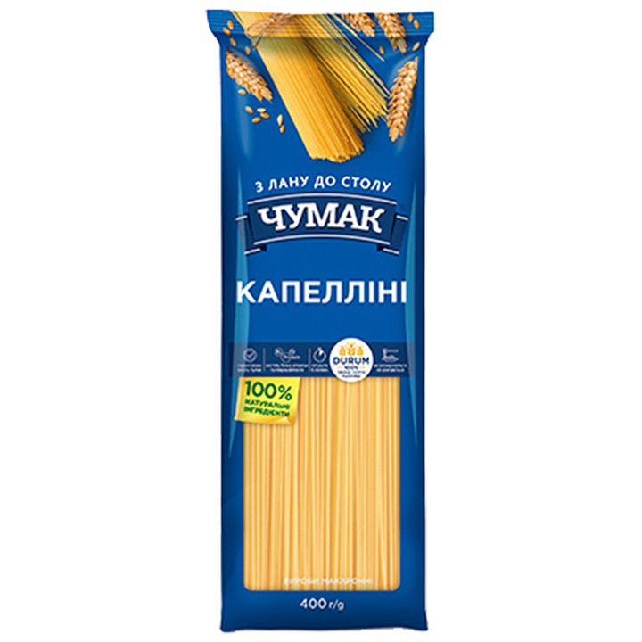 Макарони ЧУМАК Капелліні ПУ 400г