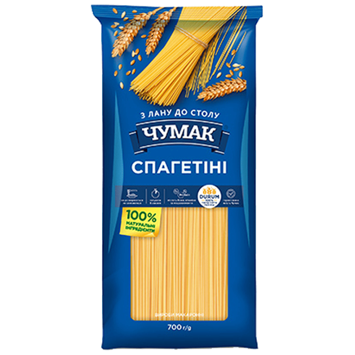 Макарони ЧУМАК Спагетіні ПУ 700г