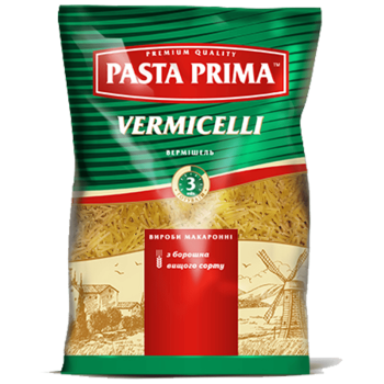 Макарони Pasta Prima Вермішель ПУ 750г