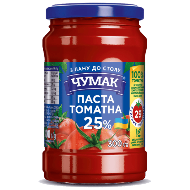 Томатна паста 25% ЧУМАК 300г