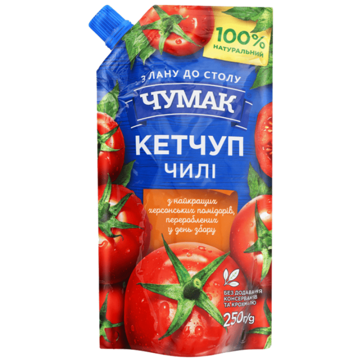 Кетчуп ЧУМАК Чилі ДП 250г