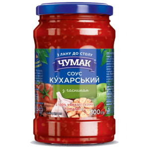 Соус ЧУМАК Кухарський з часником с/б 300г