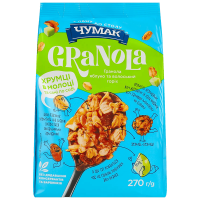 Гранола ЧУМАК Яблуко горіх ПУ 270г