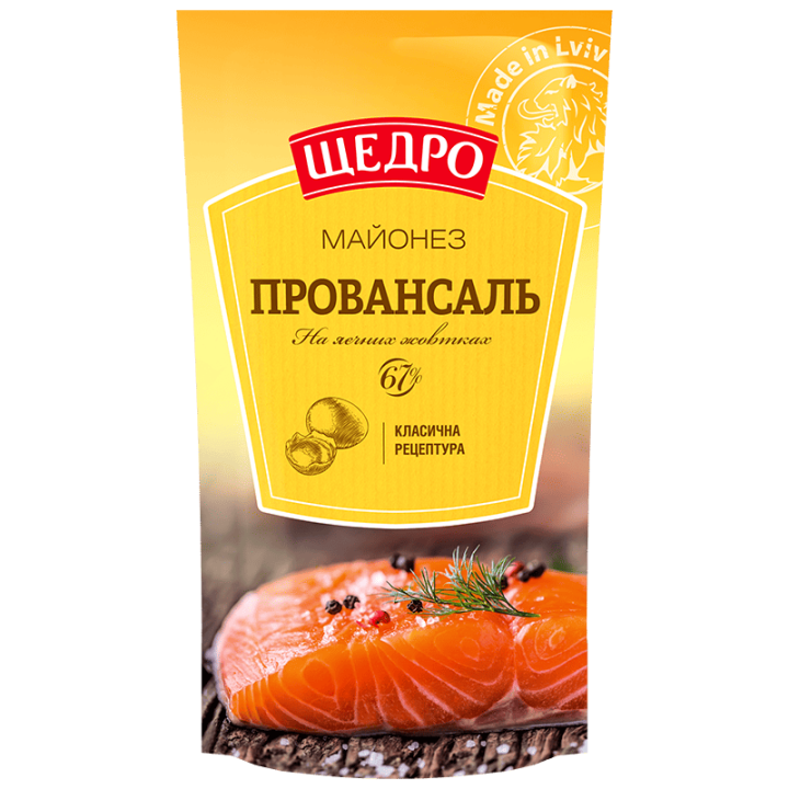 Майонез Щедро Провансаль 67% д/п 150г