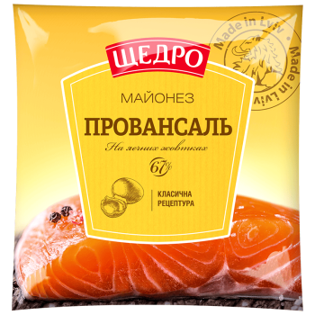 Майонез Щедро Провансаль 67% ф/п 300г