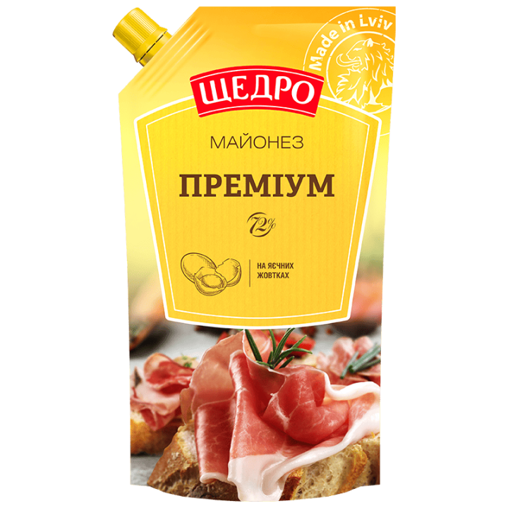 Майонез Щедро Преміум 72% д/п 300г