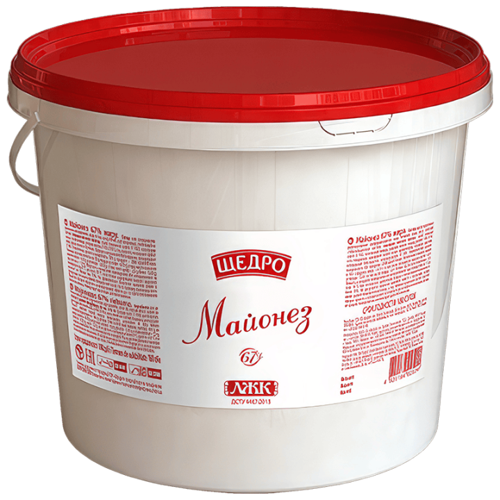 Майонез Щедро 67% відро 4,5кг
