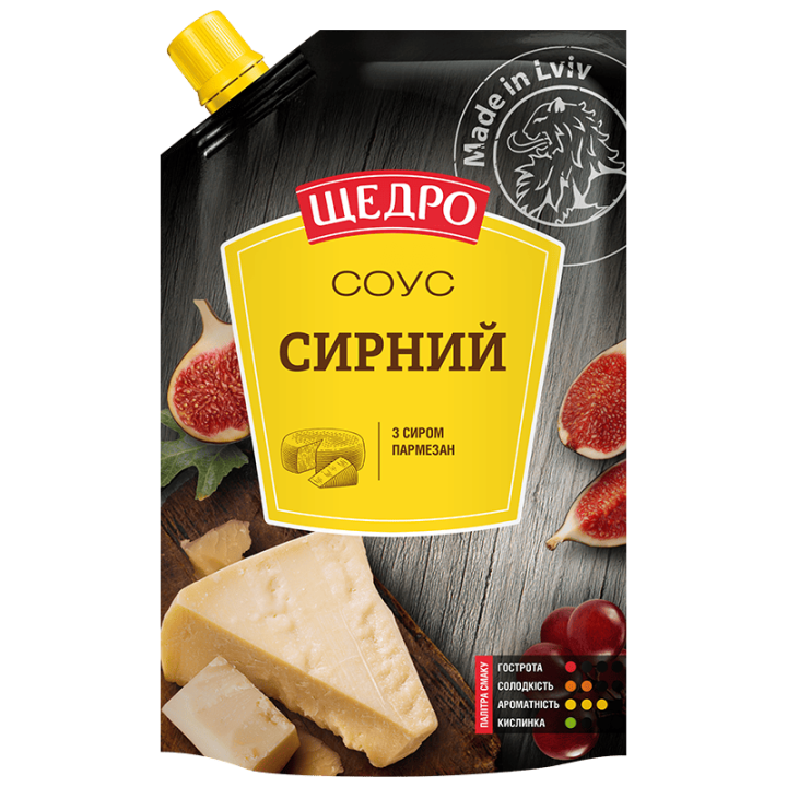 Соус Щедро Сирний д/п 200г (рецептура 40%)