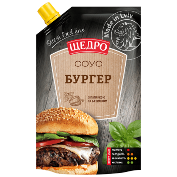 Соус Щедро Бургер д/п 200г (рецептура 30%)