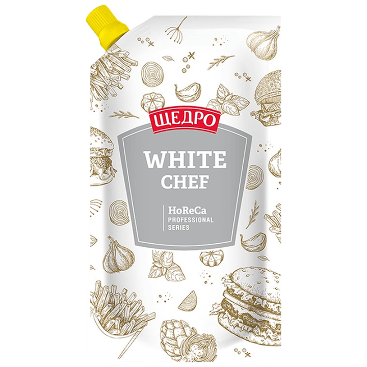 Майонезний соус Щедро 30% жиру Тартар, дой-пак 500г