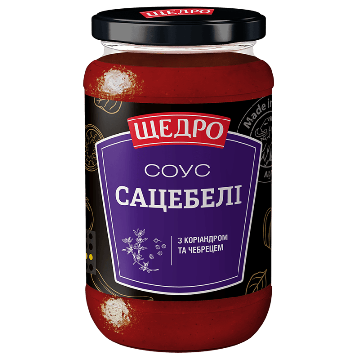 Соус Щедро Сацебелі с/б 370г