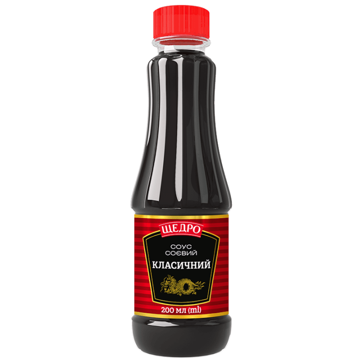 Соєвий соус Щедро Класичний ПЕТ 200мл