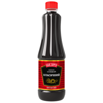 Соєвий соус Щедро Класичний ПЕТ 500мл